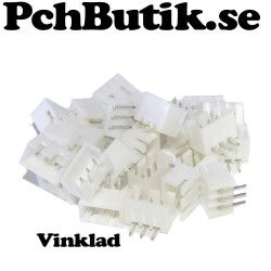 25 st XH 2.54 3P kontakt hona, vinklad header