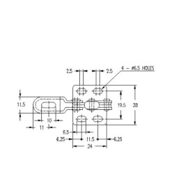 MTGATHER Fast GH13009 30kg 66.1lbs U Metal Clip Toggle Clamp