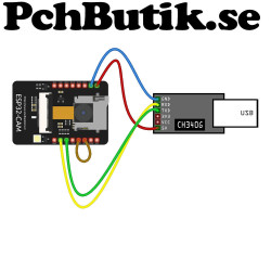 ESP32-CAM kamera Wifi och Bluetooth med OV2640 kamera