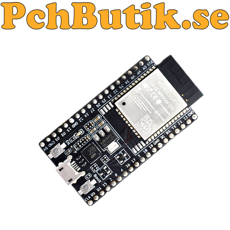 ESP32 Modul med 38 pinnar