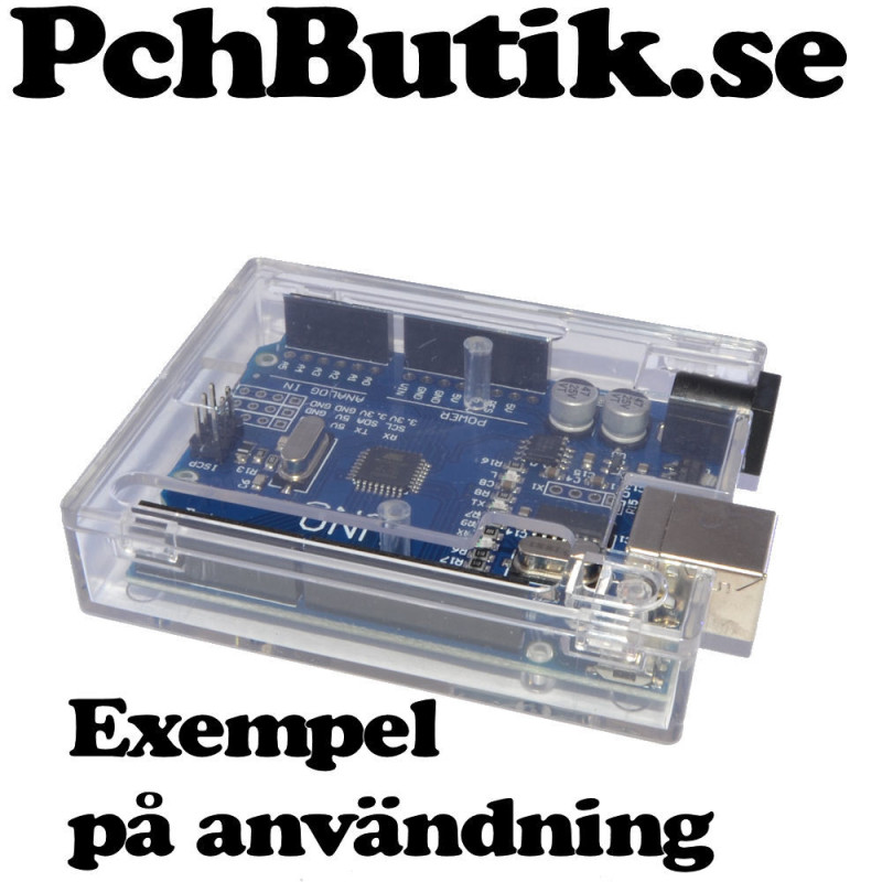 Låda till UNO R3 i transparent ABS plast