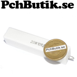 4-pack, 10 Ohm 20 Watt keramiskt kapslat motstånd 10R