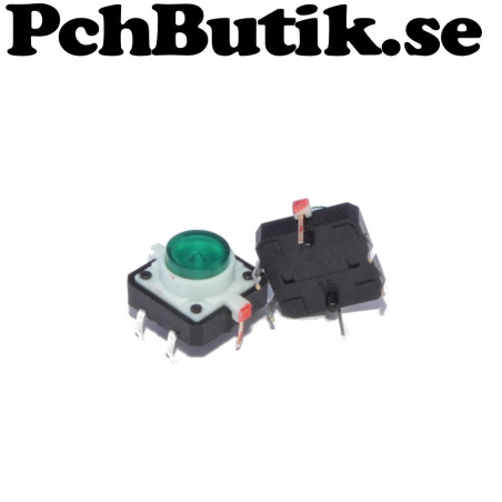 Micro strömbrytare med grön LED