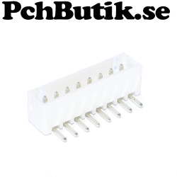 25 st XH 2.54 8P kontakt hona, vinklad header