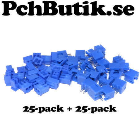 2x25 st XH 2.54 2P Hona hane