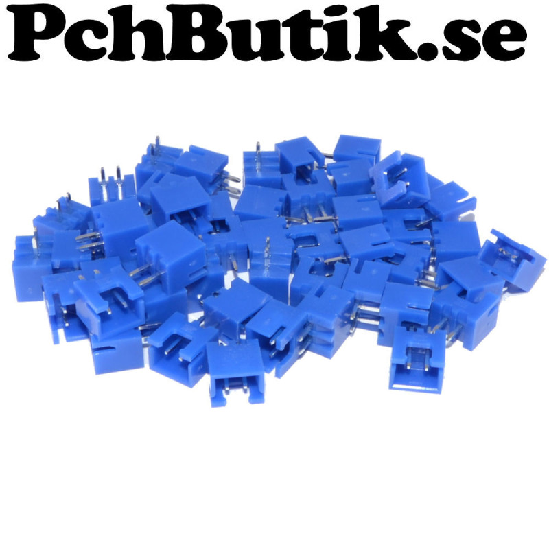 50 st XH 2.54 2P kontakt hona