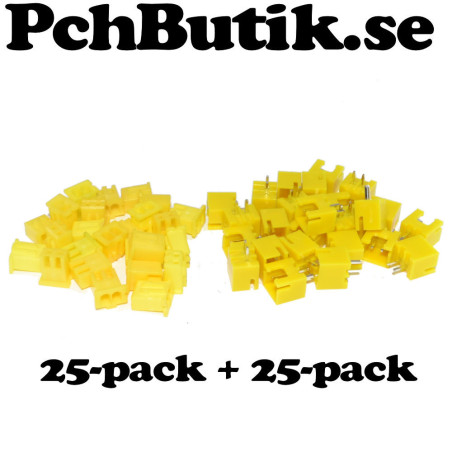 2x25 st XH 2.54 2P Hona hane