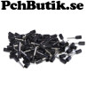 Kabelhylsa, ändhylsa 1mm svarta