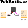 2 Watt DC-DC modul 12 Volt till 12 Volt isolerad
