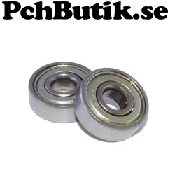2st Kullager 7x22x7 med dubbla metall täckplattor. MEK