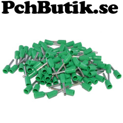 Kabelhylsa, ändhylsa 1mm gröna