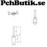 Kabelhylsa, ändhylsa 1mm gröna