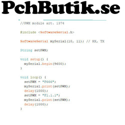 PWM modul 0-100% med LCD display, enkel att styra