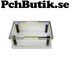 NanoLåda i akrylplast och PVC. Kompett med lock, sidor och skruv.