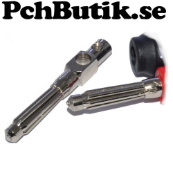 4 mm Banankontakt röd och svart hane