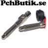 4 mm Banankontakt röd och svart hane