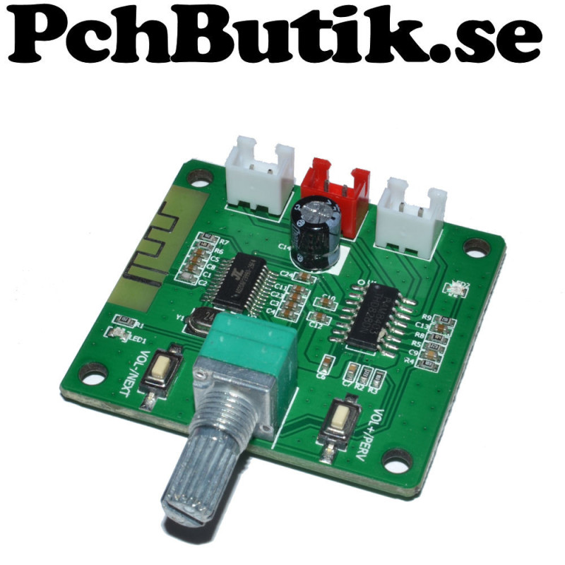 Bluetooth 5.0 förstärkare 2 x 3 Watt Bluetooth 5.0 förstärkare 2 x 3 Watt