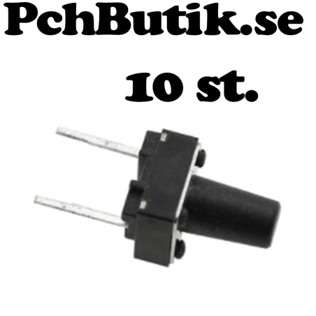 10st Micro tryck strömbrytare. Passar bra på Kopplingsdäck, Arduino