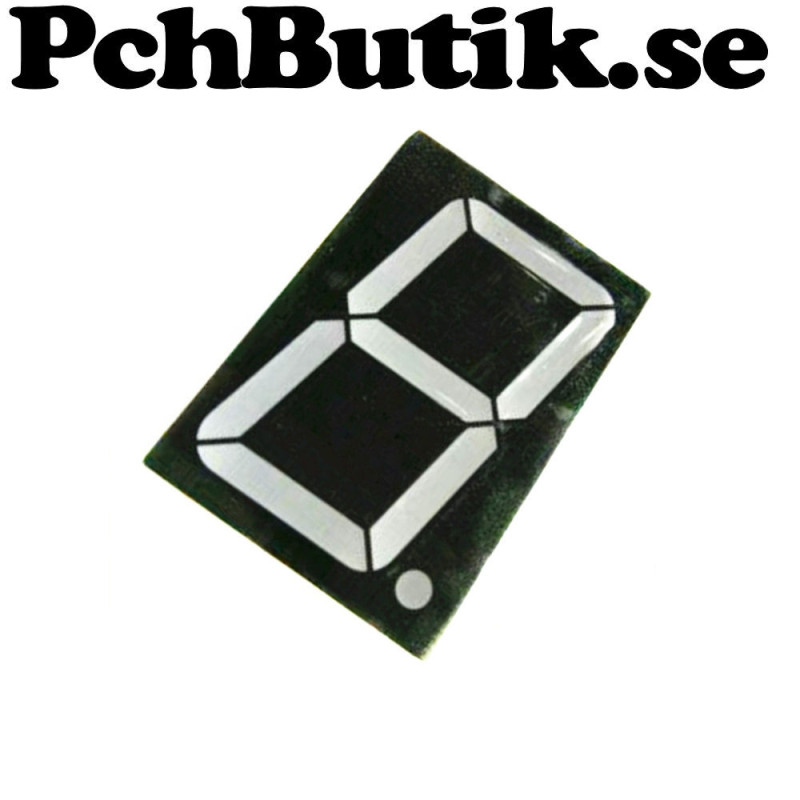 7-segments display med 1.5 tum stora siffror 7-segments display med 1.5 tum stora siffror