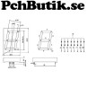 7-segments display med 1.5 tum stora siffror