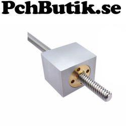 Aluminium block för trapets mutter