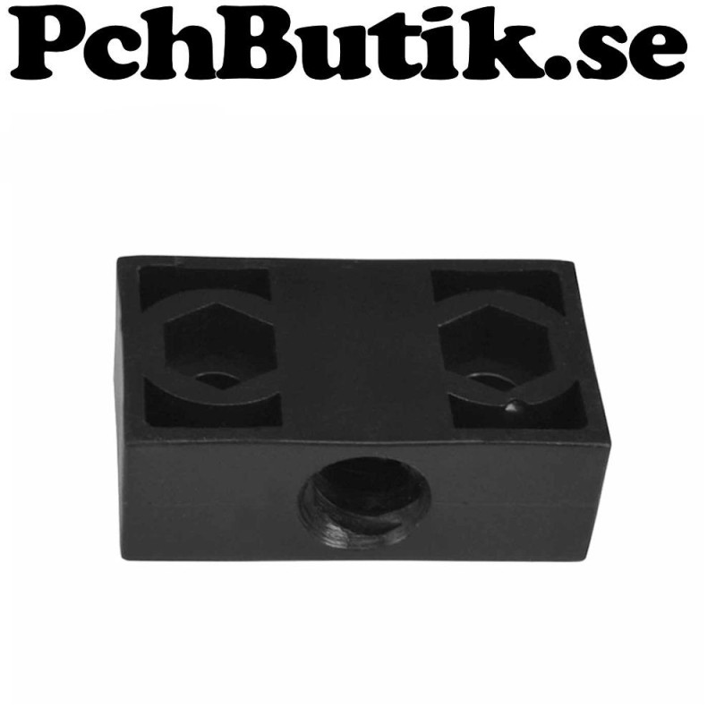 Block med trapets gänga Tr8x2