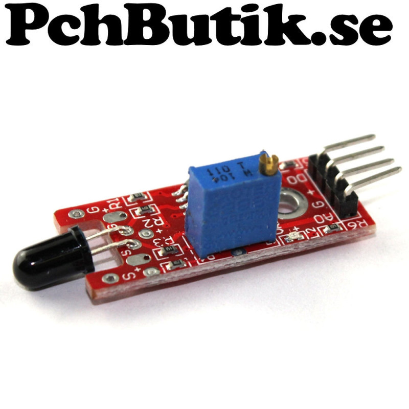 Flam-detektor modul, passar till Adrduino