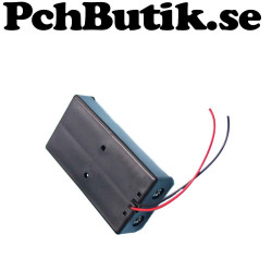 Batterihållare för 2 18650 batteri 7.4 Volt