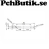 75mm linjär dubbel glidpotentiometer 10K
