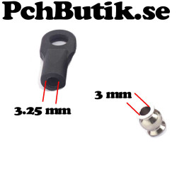 12-pack, Fish Eye Bearing Gimbal Bearing 3 mm.
