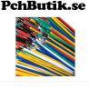 Förtennade jumperkablar 24AWG 20 cm i flera färger