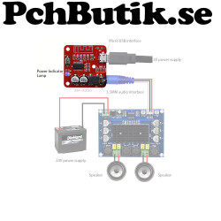 VHM 314 Bluetooth MP3 audio decoder module with 3.5 mm output