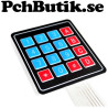 4x4 Membrantangentbord – 16 knappar för Arduino & elektronikprojekt