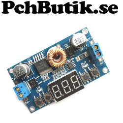 XL4015, 5A DC-DC step-down buck konverterare,