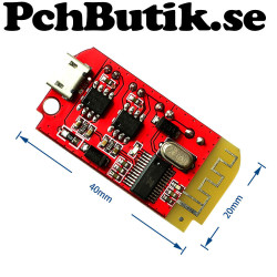 NYTT PÅ LAGER. 5W+5W CT14 Micro 4.2 Stereo Bluetooth Power Amplifier Board