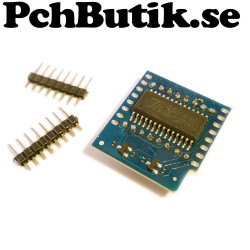 Matrix LED basboard 8x8 för D1 mini digital modul