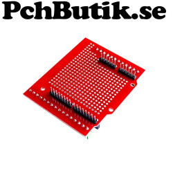 Prototypkort med skruvterminaler passar Arduino