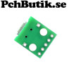 NYTT PÅ LAGER. 2-pack. MICRO USB to DIP Adapter 5pin female connector B type
