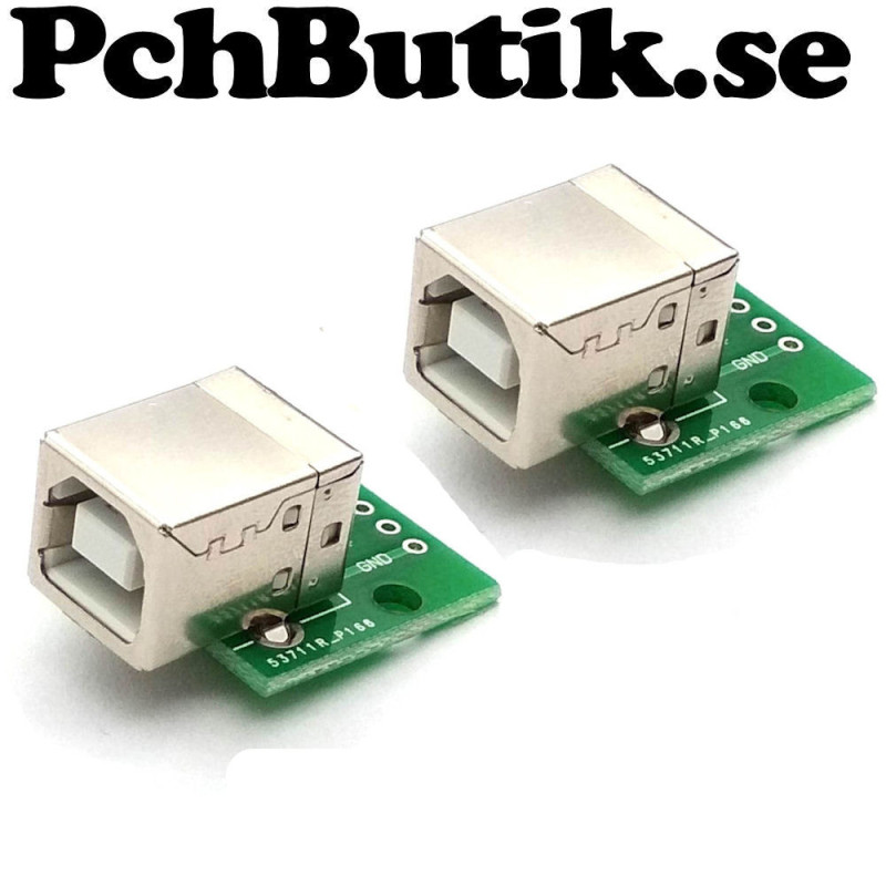 USB adapterkort med fyrkantig honkontakt