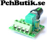 NYTT PÅ LAGER. DC 1.8V-12V 2A PWM Low Voltage Motor Speed Controller Adjust