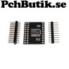 MCP23017 I2C till 16 bit IO expansionsmodul