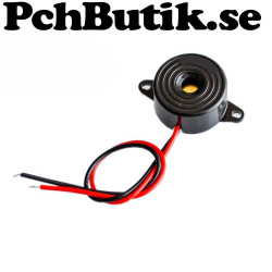 Hög ljudnivå piezo summer 3 till 24 V