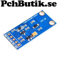 NYTT PÅ LAGER. GY-30 Intensity Illumination Sensor, BH1750FVI