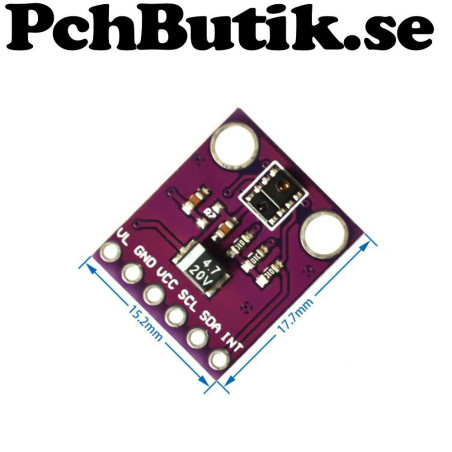 NYTT PÅ LAGER. APDS-9930 Digital Proximity and Ambient Light Sensor
