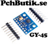 GY 45 MMA8451 treaxlig accelerometer modul för lutning