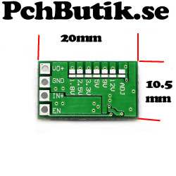 Step-down DC-DC kan stängas av med styrd signal