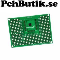 Prototyp kort för ESP12 och ESP32 castellated modul