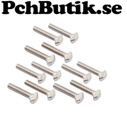 12-pack, M5x20 T spårskruv europeisk standard