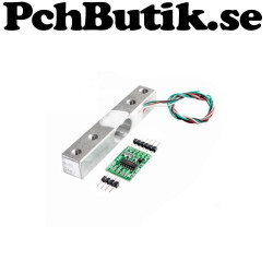 Load cell with HX711 module for weight and pressure measurement