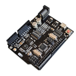 Development board with ATmega328P and ESP8266 WiFi module